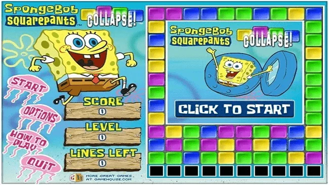 Super SpongeBob SquarePants Collapse! PC Screenshot